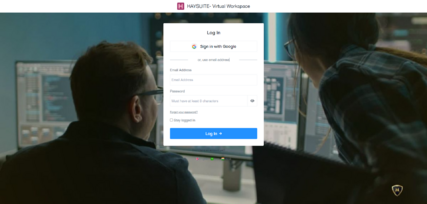 Haysuite Login page